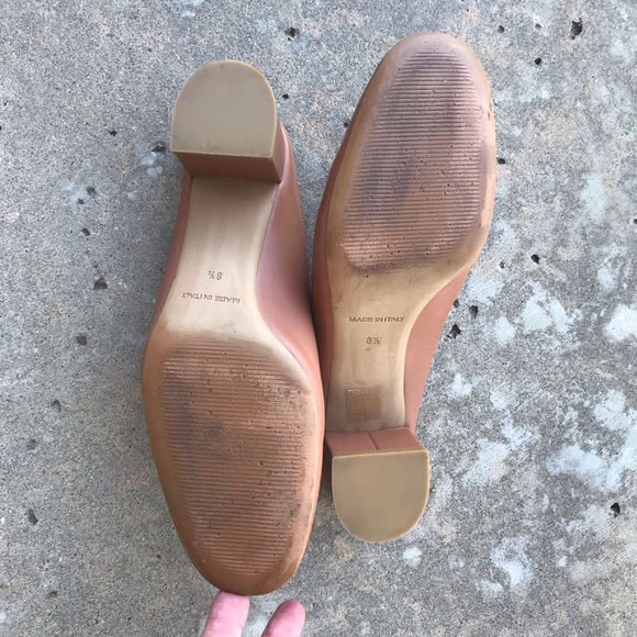 Everlane Day Block Heel Mule in Cognac - Picture 8 of 10